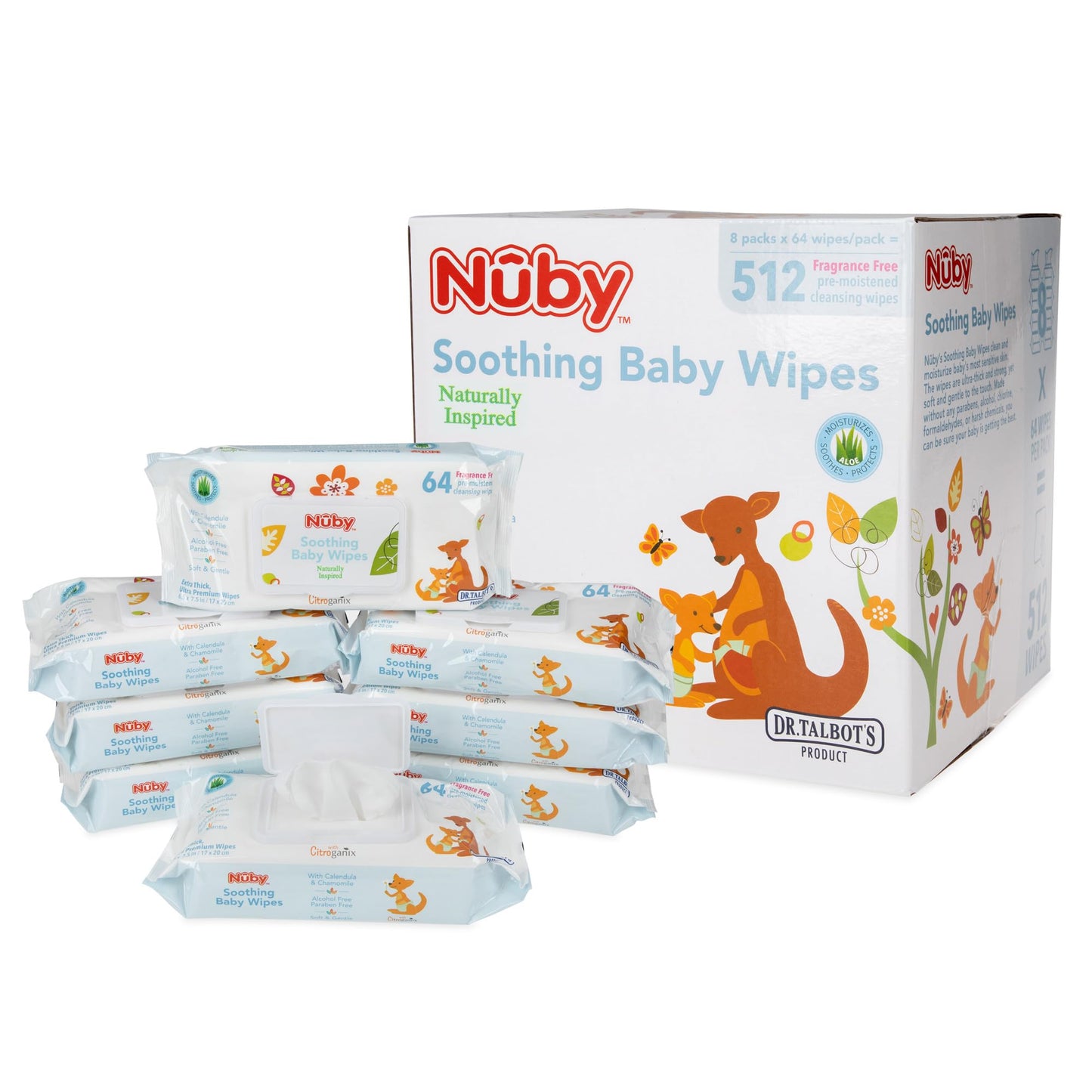 Nuby Ultra Premium Baby Wipes with Aloe & Chamomile
