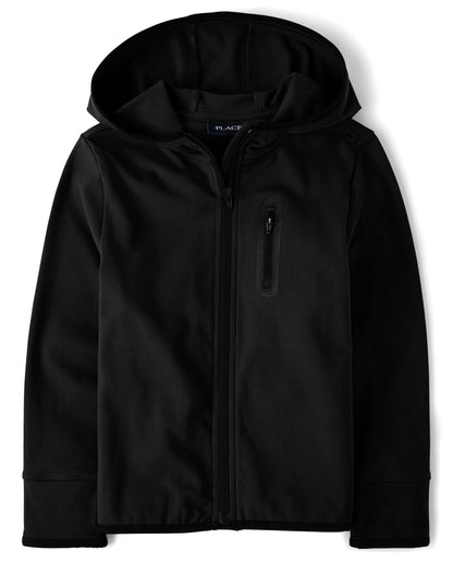 The Children's Place Boys Hooded Full Zip Sweatshirt