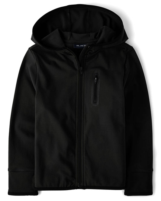 The Children's Place Boys Hooded Full Zip Sweatshirt