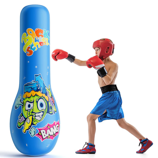 Inflatable Kids Punching Bag for Ages 3-12