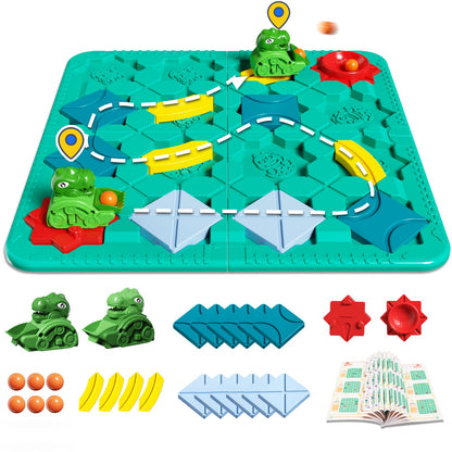 STEM Board Game with 118 Challenges for Kids