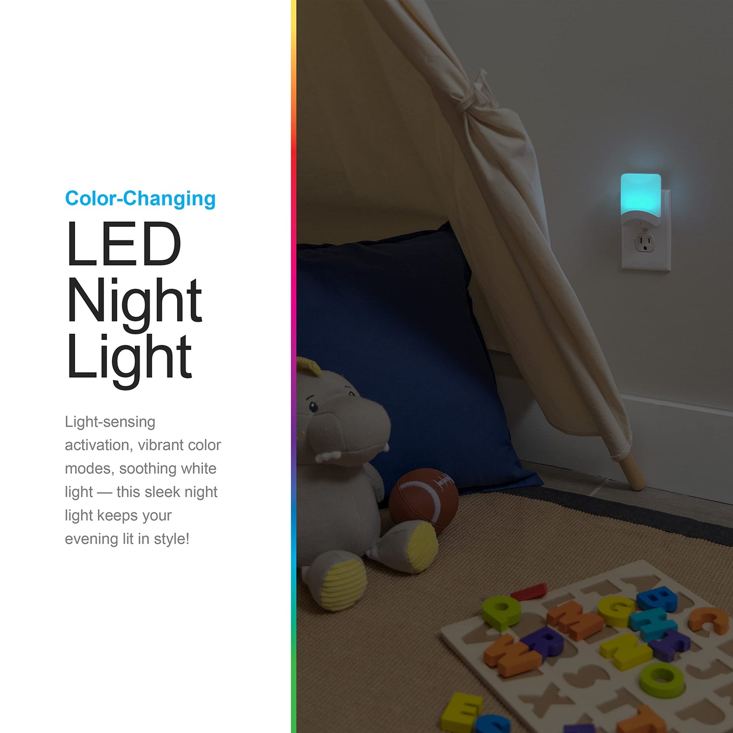 GE LED Night Light with Dusk to Dawn Sensor