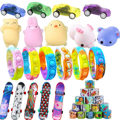 PongPengfir 120pcs Party Favors for kids, Goodie Bag Stuffers for Kids Treasure Box Prizes Figette Toys Pinata Stocking Stufferr Birthday Party Supplies for Kids 4-8-12