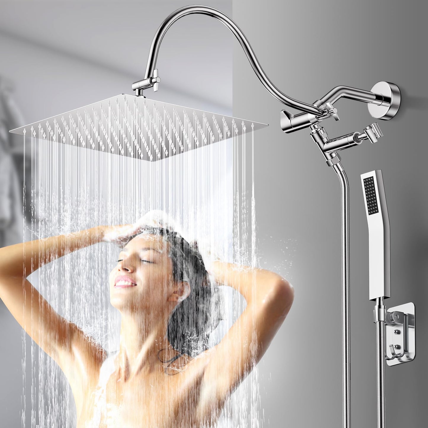 HotQing 12'' High Pressure Rainfall Shower Head