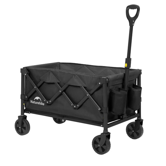 Naturehike Collapsible Folding Utility Cart with Cup Holders
