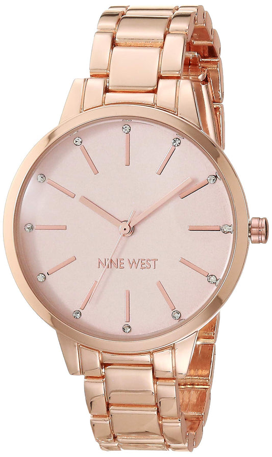 Nine West Rose Gold Quartz Dress Watch