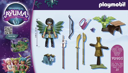 Playmobil Knight Fairy with Raccoon Toy Set