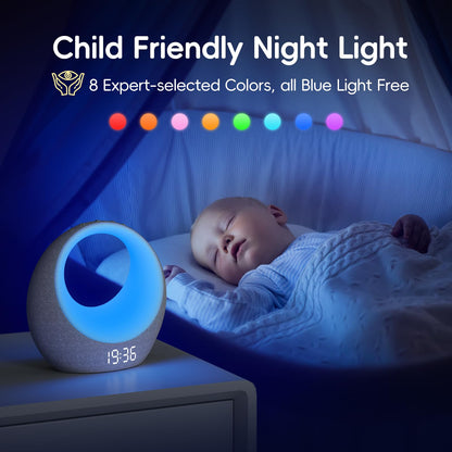 Baby Sound Machine with Night Lights & App Control