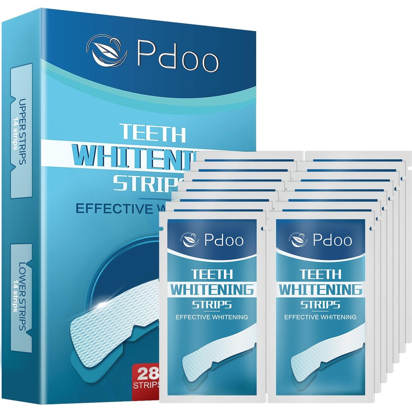 Teeth Whitening Strips for Sensitive Teeth - 28 Pack