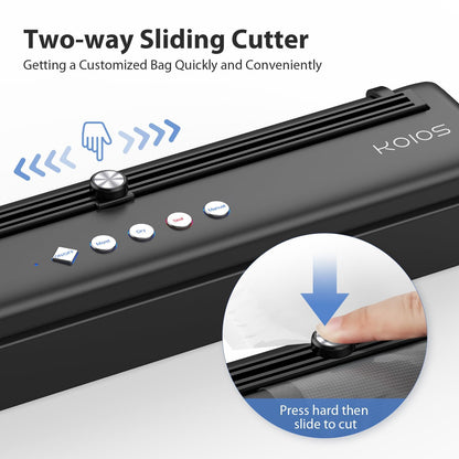 KOIOS Vacuum Sealer with Cutter & 10 Bags