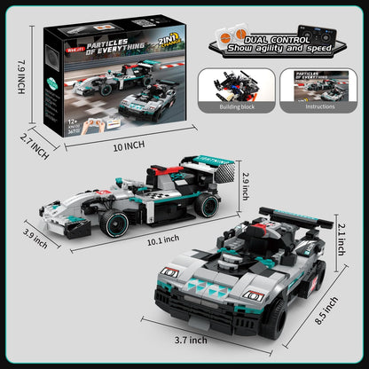 STEM Building Toys Remote Control Racing Car Set