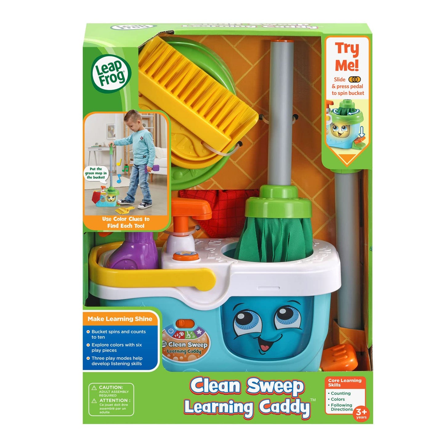 LeapFrog Kids Cleaning Toy Mop and Broom Set
