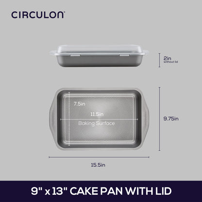 Circulon Nonstick Baking Pan with Lid, 9x13"