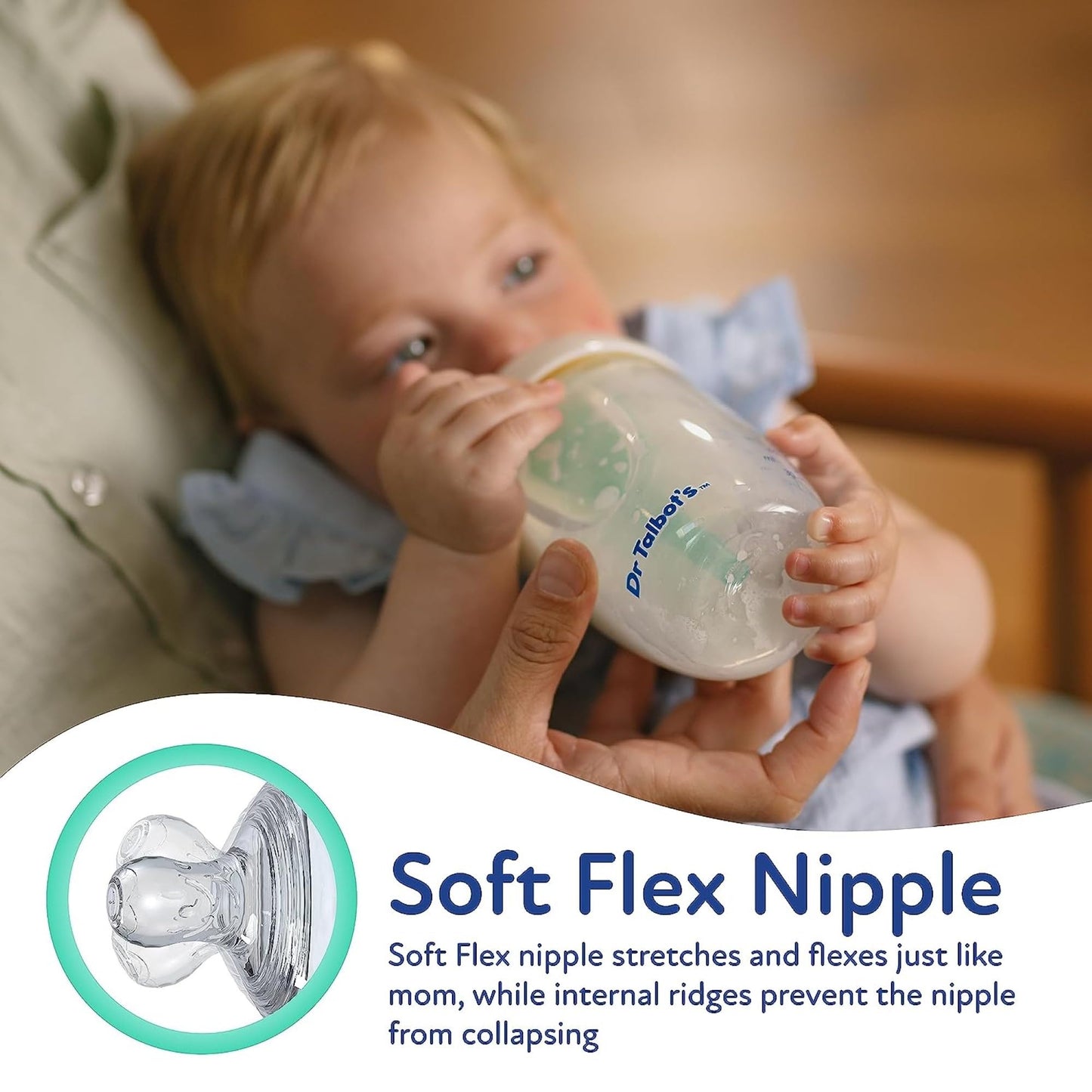 2-Pack Dr. Talbot's Anti-Colic Baby Bottles
