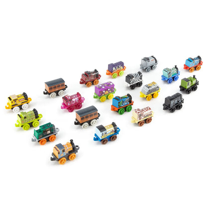 Thomas & Friends Toy Trains MINIS 20 Pack of Miniature Push-Along Engines & Railway Vehicles for Pretend Play Preschool Kids Ages 3+ Years (Amazon Exclusive)