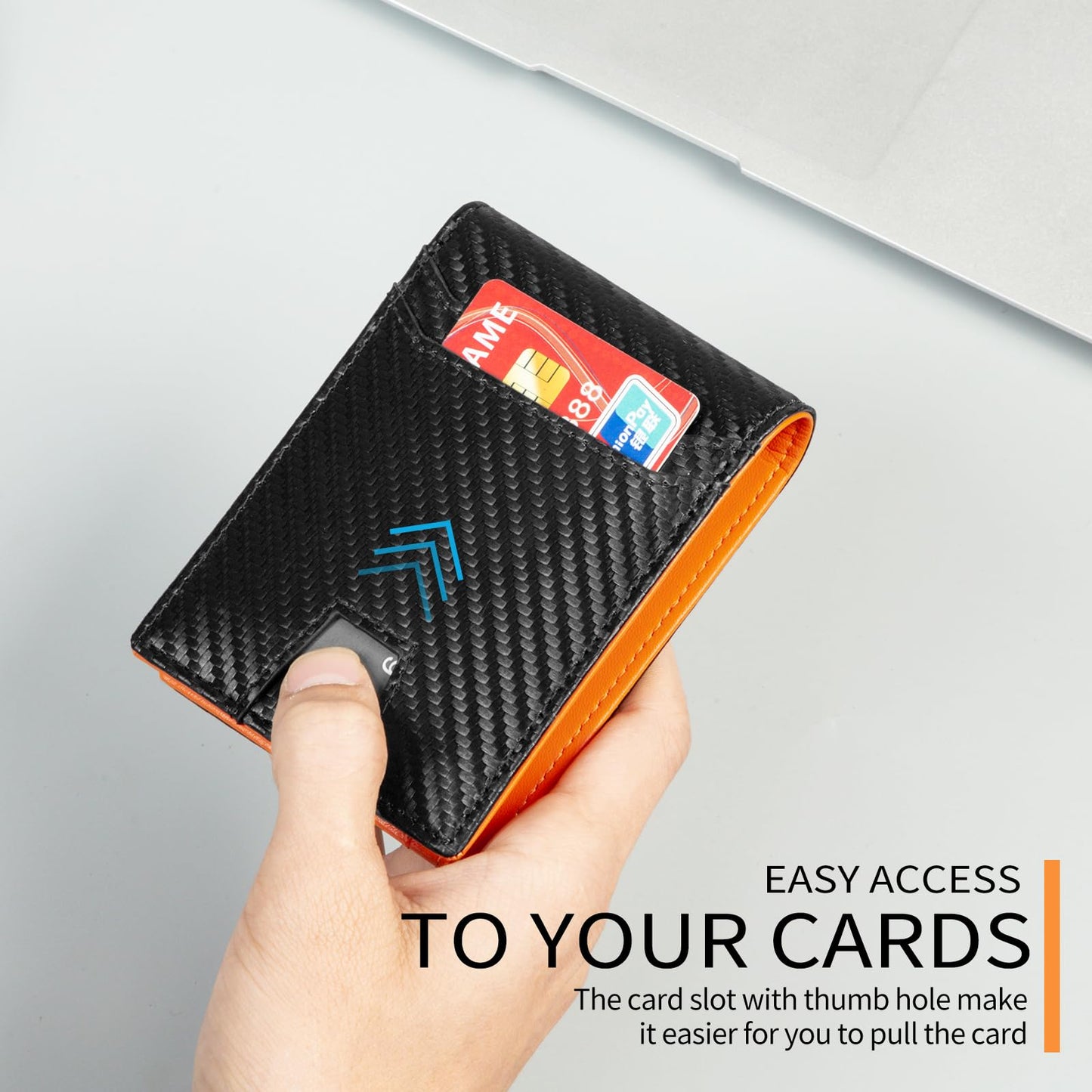 RFID Blocking Leather Wallet for Men