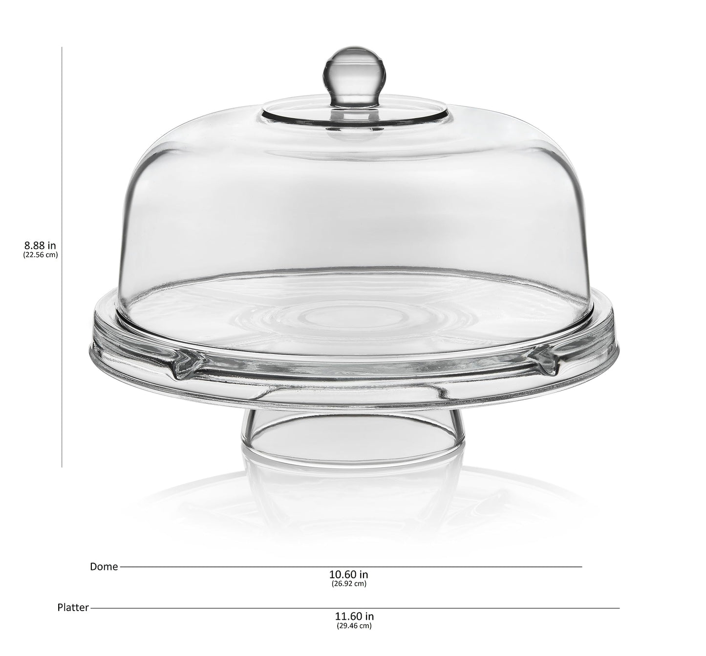 Libbey 6-in-1 Multiuse Glass Serving Bowl