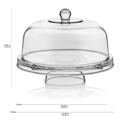 Libbey 6-in-1 Multiuse Glass Serving Bowl