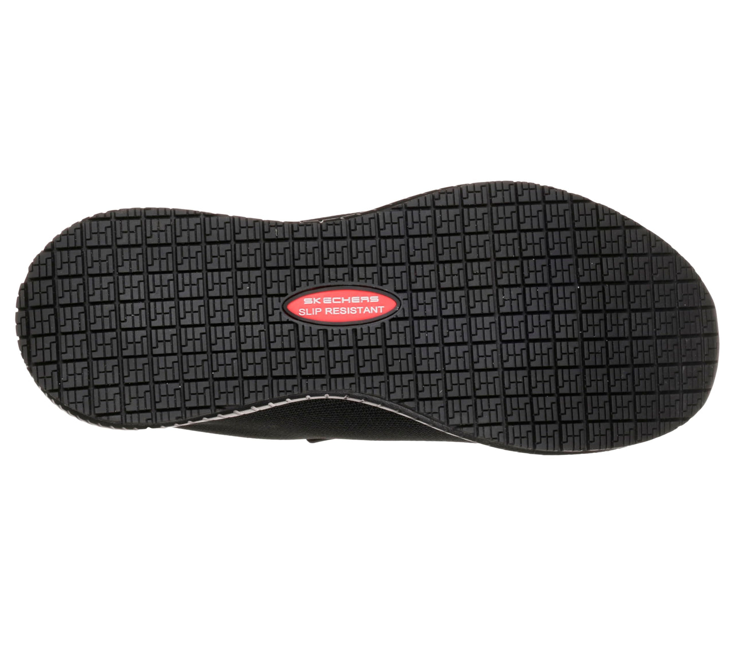 Skechers Women's Squad Sr Food Service Shoe, Black, 9.5