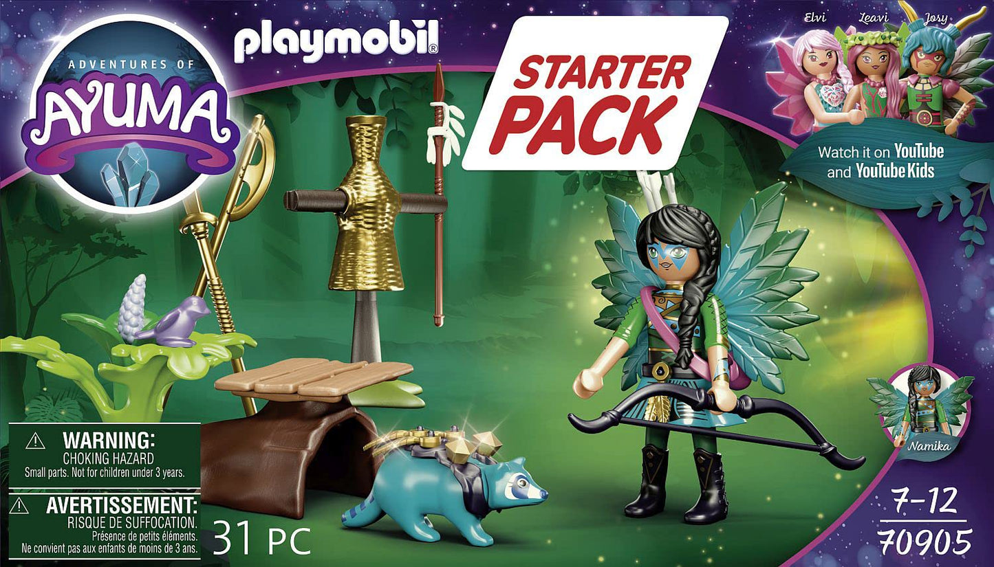 Playmobil Knight Fairy with Raccoon Toy Set