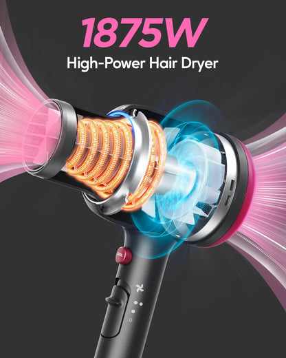 Wavytalk Ionic Hair Dryer with Diffuser, 1875W