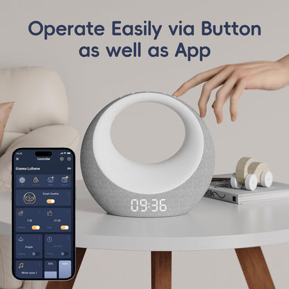 Baby Sound Machine with Night Lights & App Control