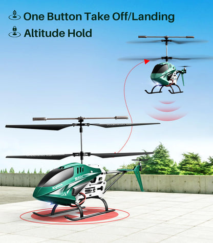 SYMA RC Helicopter, S50H Remote Control Helicopter for Kids with 2 Batteries, Altitude Hold, One-Key Take Off/Landing Helicopter Toy, Airplane with 2 Speed Modes, Gift for Boys and Girls