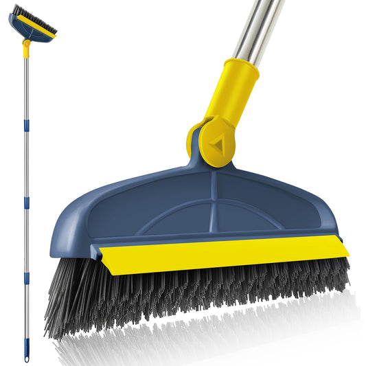 Grout Cleaning Brush with Long Handle and Scraper