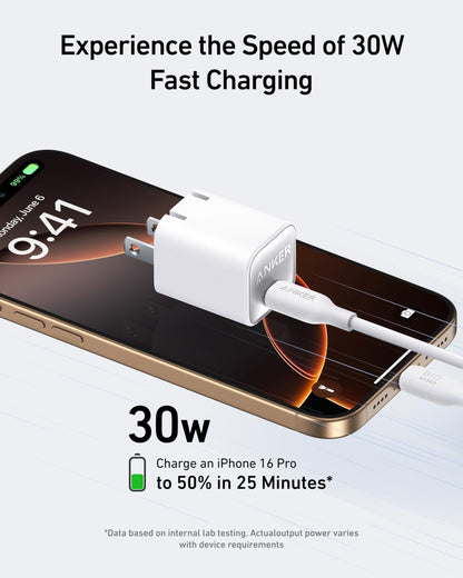 Anker 30W GaN USB-C Fast Charger