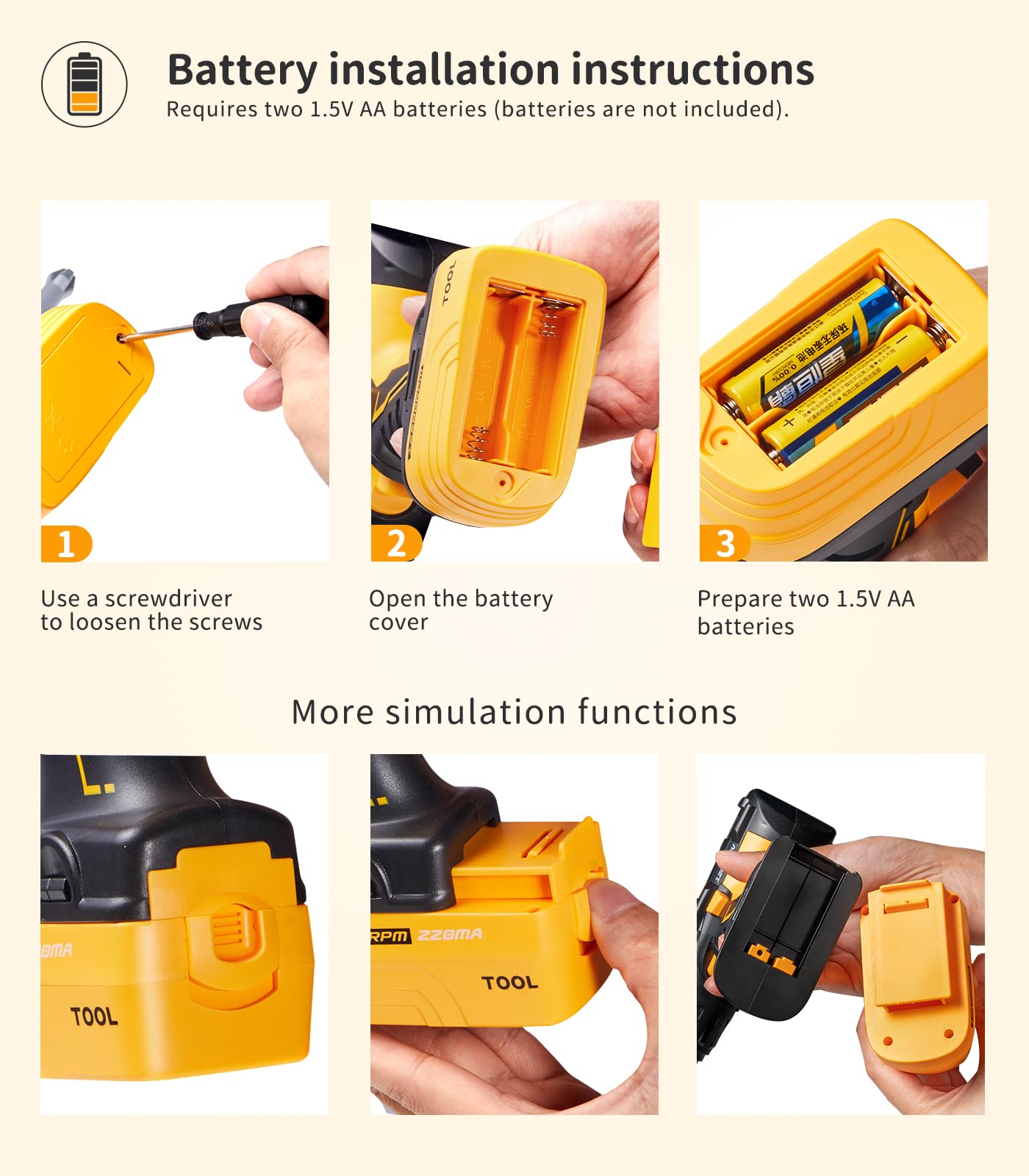 Geyiie Toy Tool Set with Power Drill, Pretend Play Kids Tool Set, Goggles, Preschool STEM Toys Outdoor Tool Kit Party Birthday Gift for Toddler Boys Girls Age 3 4 5 6 7 8