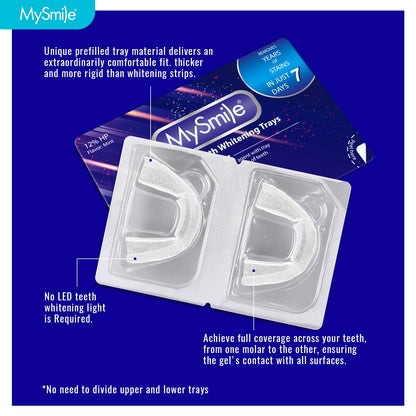 MySmile Teeth Whitening Trays Kit for Sensitive Teeth