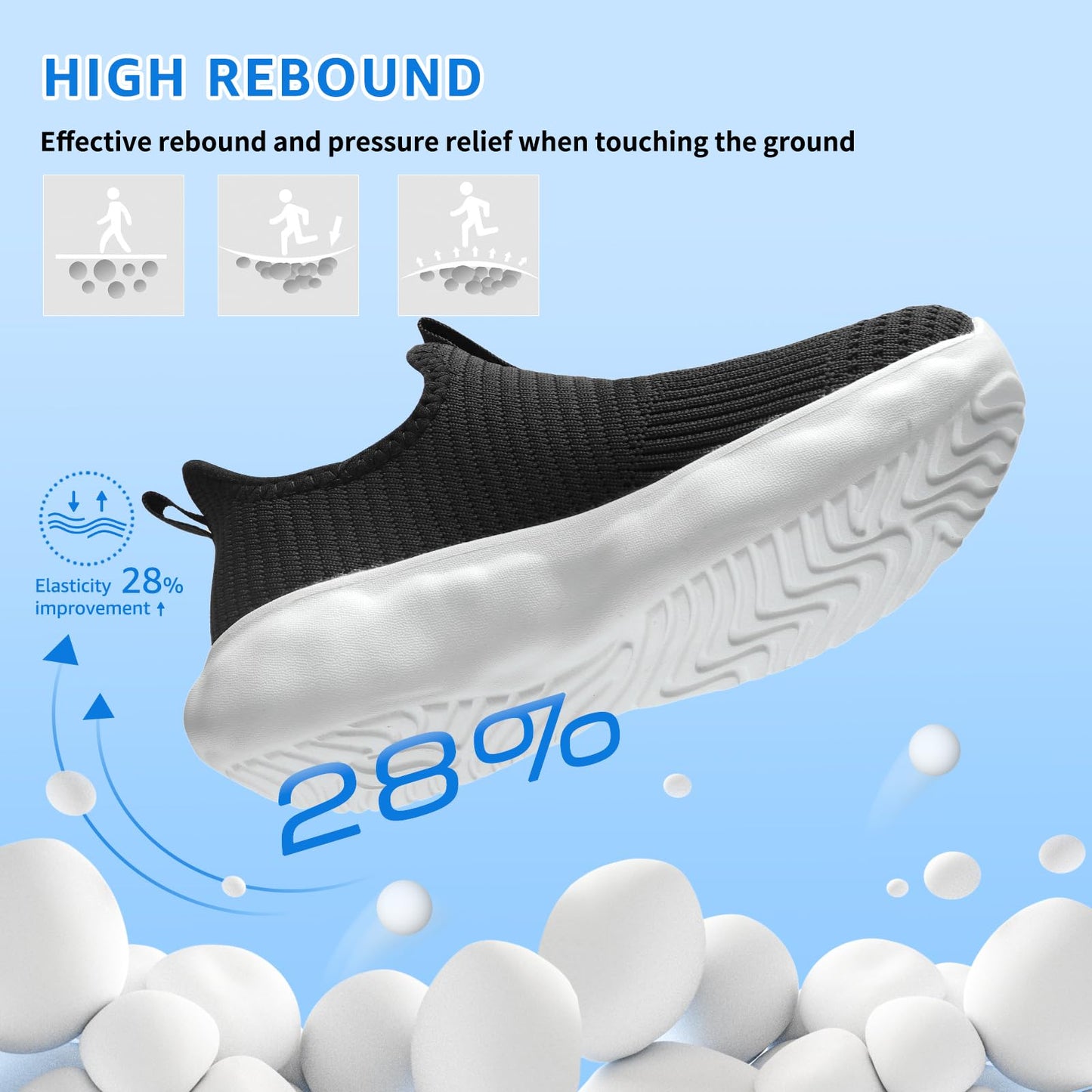 STQ KIDS Slip-On Sneakers for Boys Size 2