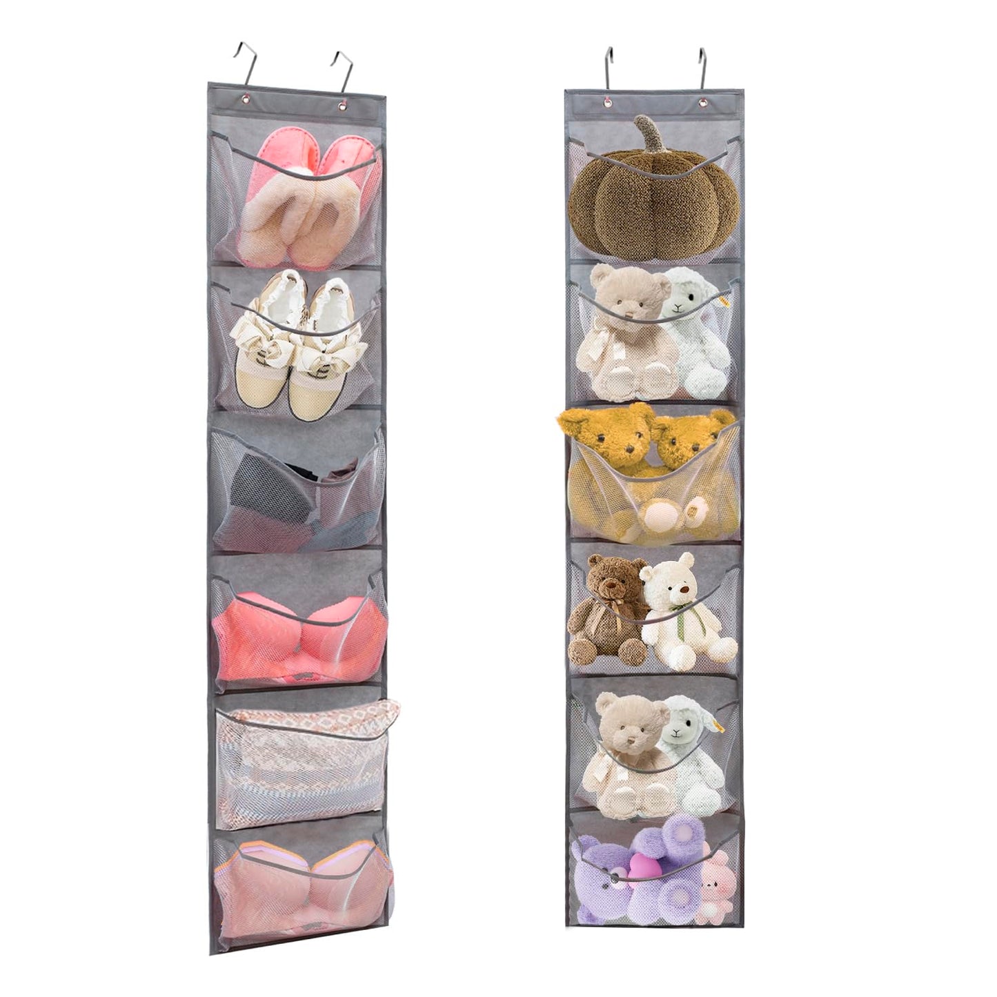 Over-the-Door Shoe Organizer with 6 Pockets