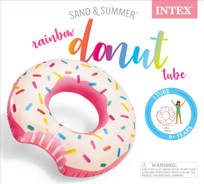 Intex Rainbow Donut Inflatable Swim Tube