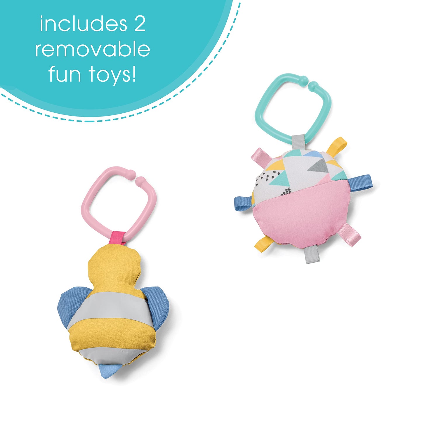 Ingenuity Adjustable Baby Floor Seat with Toys