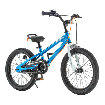 RoyalBaby Freestyle 7 Kids Bike 18 Inch Blue