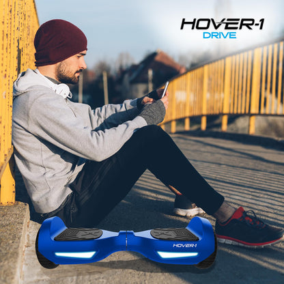 Hover-1 Drive Electric Self Balancing Hoverboard with 7 mph Max Speed, Dual 160W Motors, 3 Mile Range, and 6.5” Wheels Self Balancing Scooter