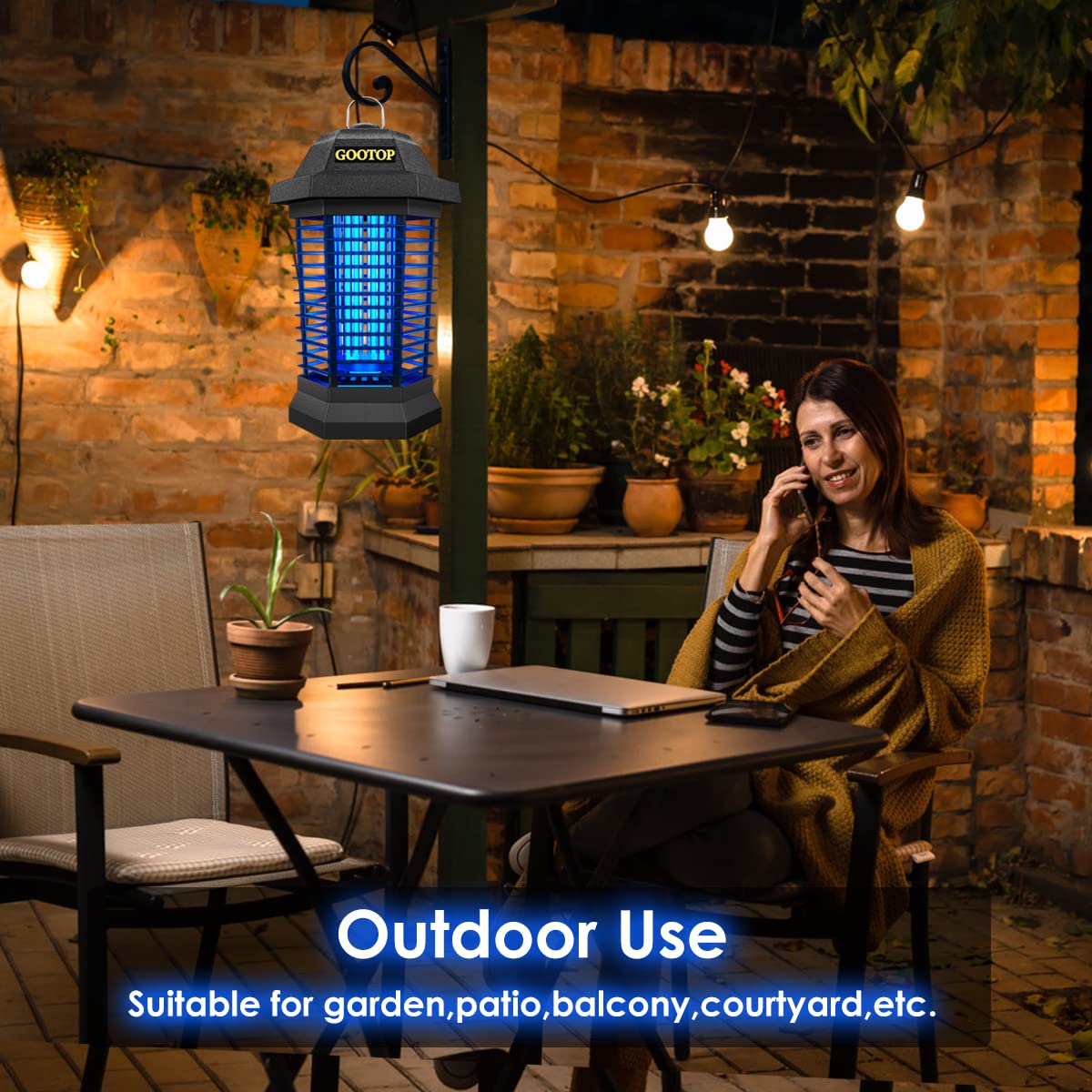 GOOTOP Electric Mosquito Zapper for Indoor Outdoor