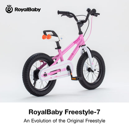 RoyalBaby Freestyle 7 Kids Bike for Ages 3-5