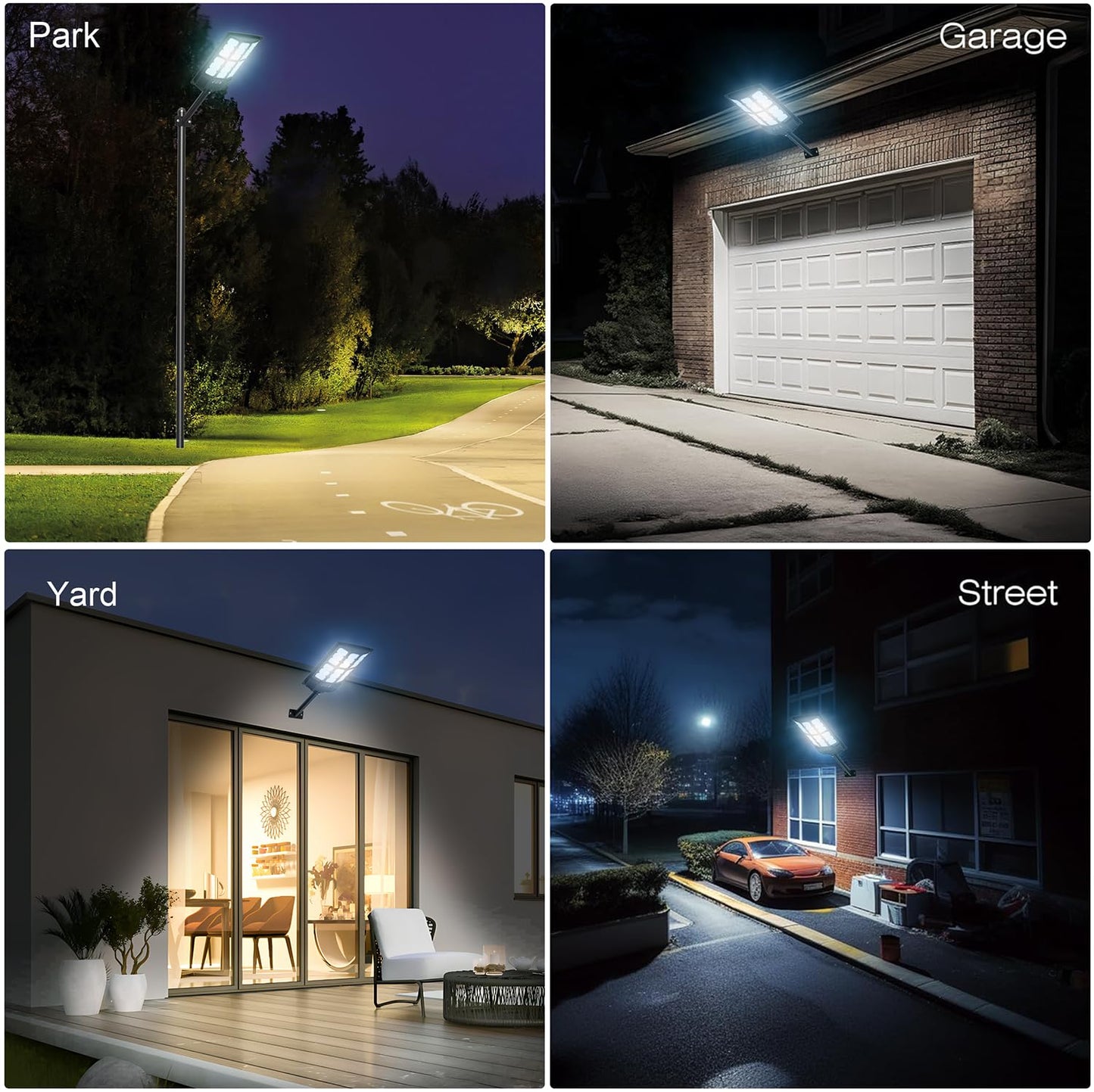 Solar Motion Sensor Street Lights Outdoor