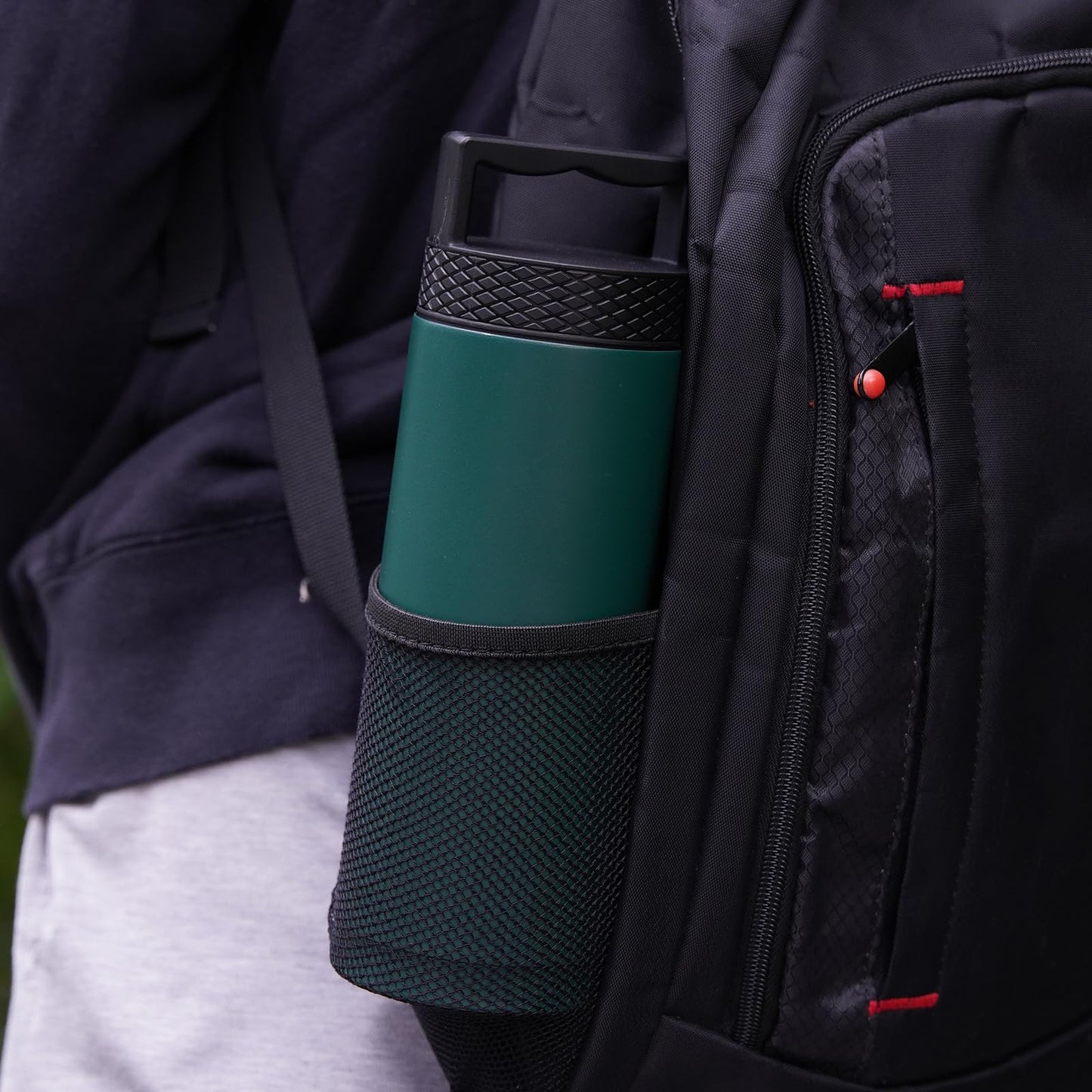 18 oz Insulated Water Bottle, Leakproof Thermos