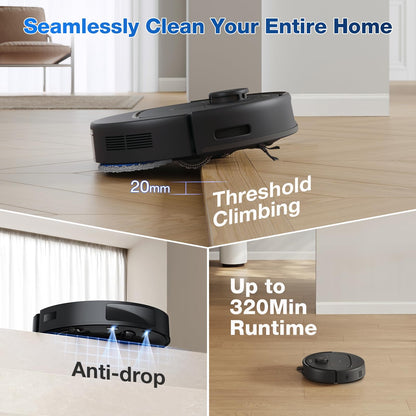 ECOVACS Robot Vacuum and Mop with Self-Emptying