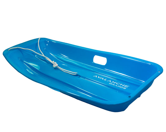Avalanche Brands | Classic 35" Downhill Toboggan Snow Sled | Ice Blue | Fit for 2 Riders