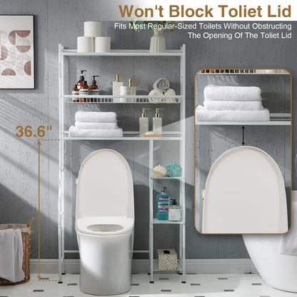 6-Tier Over Toilet Storage Organizer