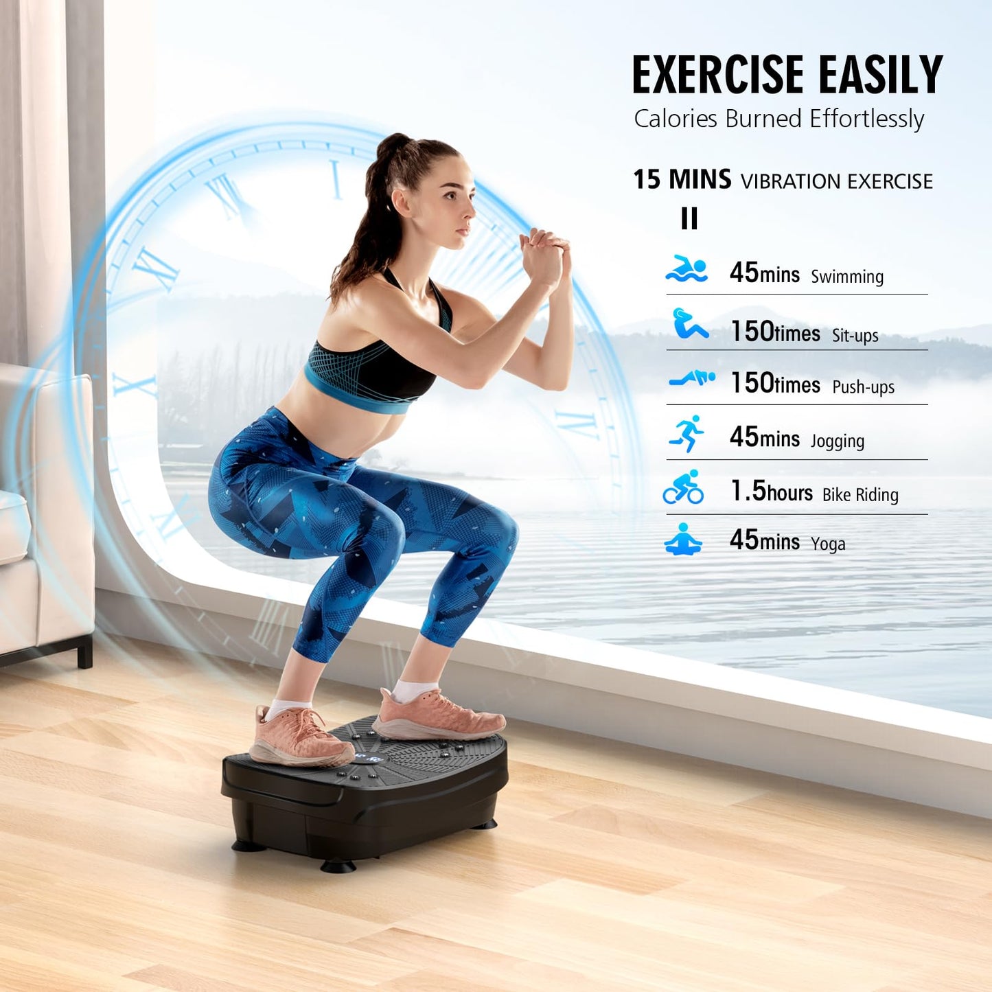 LERTIN Compact Vibration Plate for Weight Loss