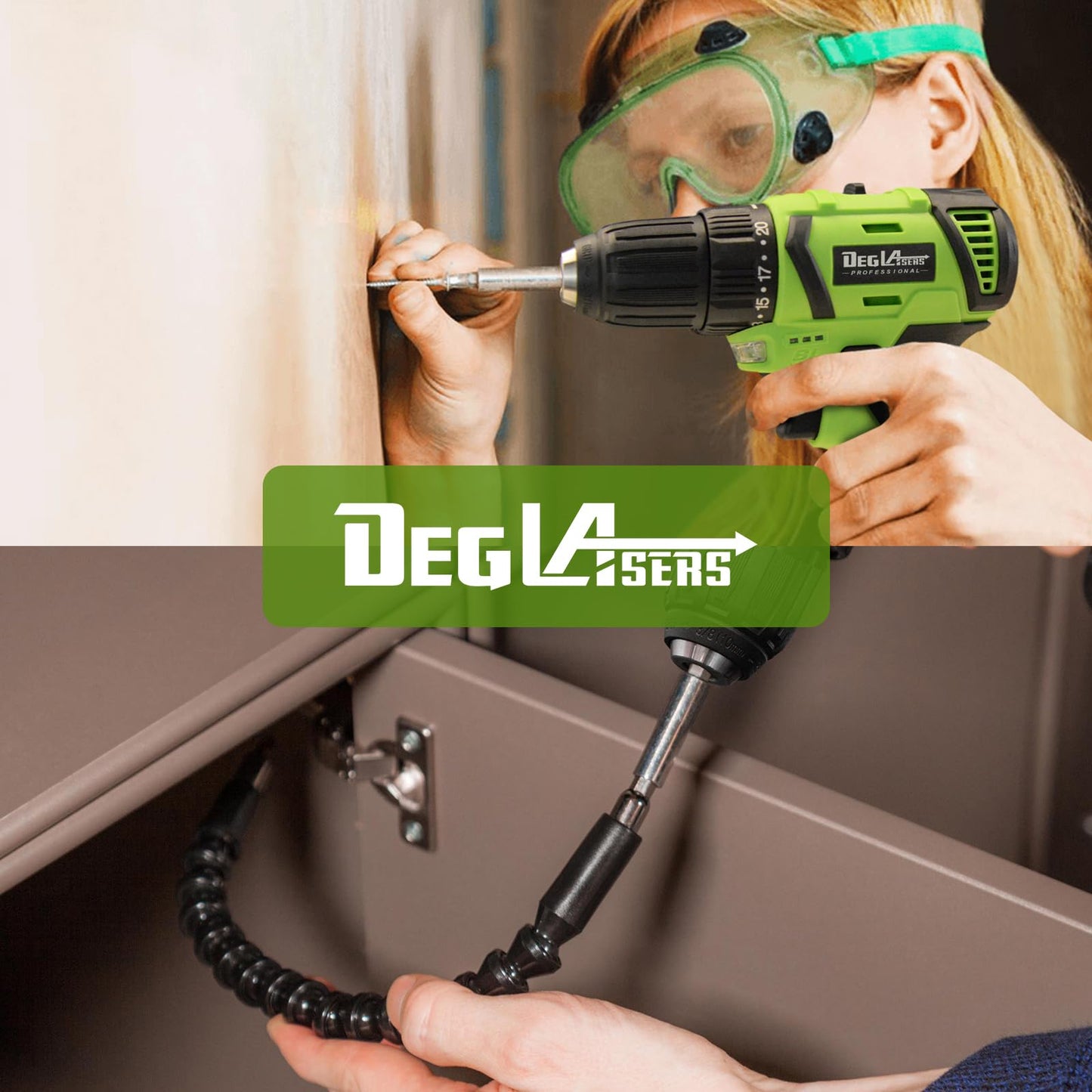16.8V Cordless Drill with Battery and Charger