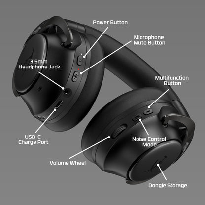 HyperX Cloud Mix Wireless Headphones with ANC