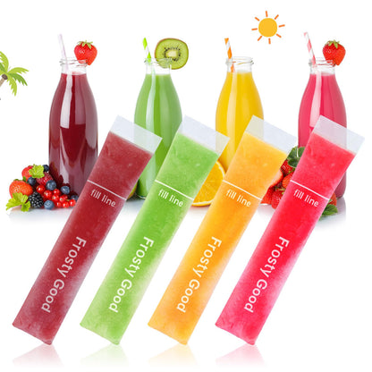 Disposable Ice Pop Mold Bags, BPA-Free, 150 Pack