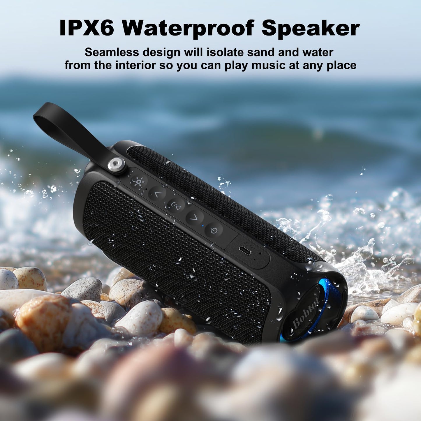 Portable Bluetooth Speaker with 20H Playtime