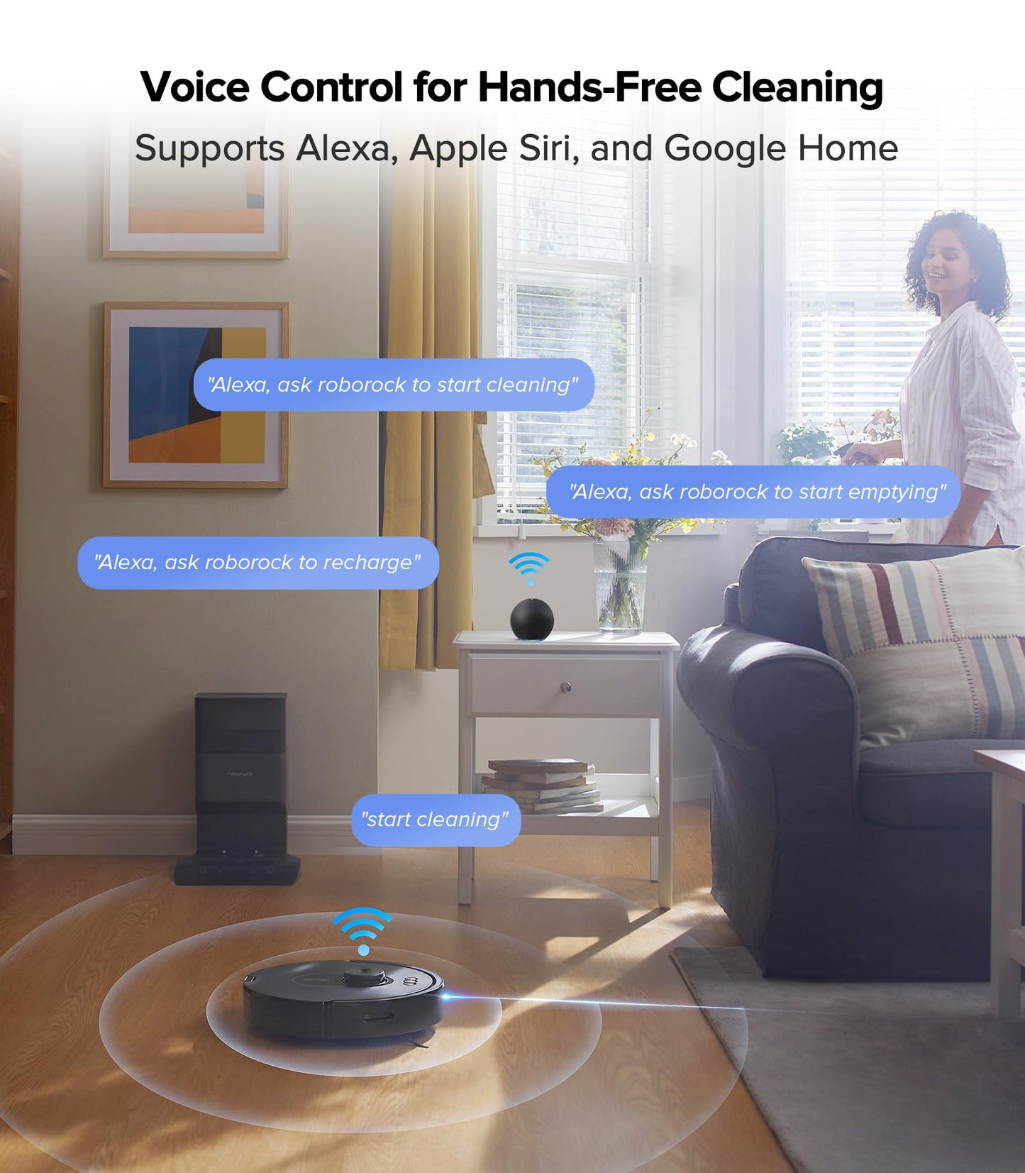 roborock Q5 Max+ Robot Vacuum with Self-Empty Dock
